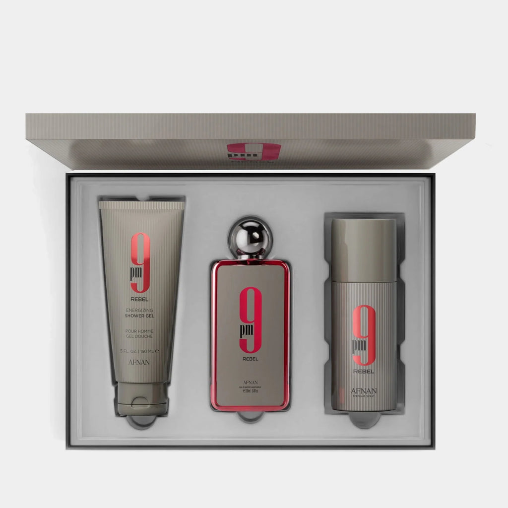 Gift set 9 PM Rebel by AFNAN