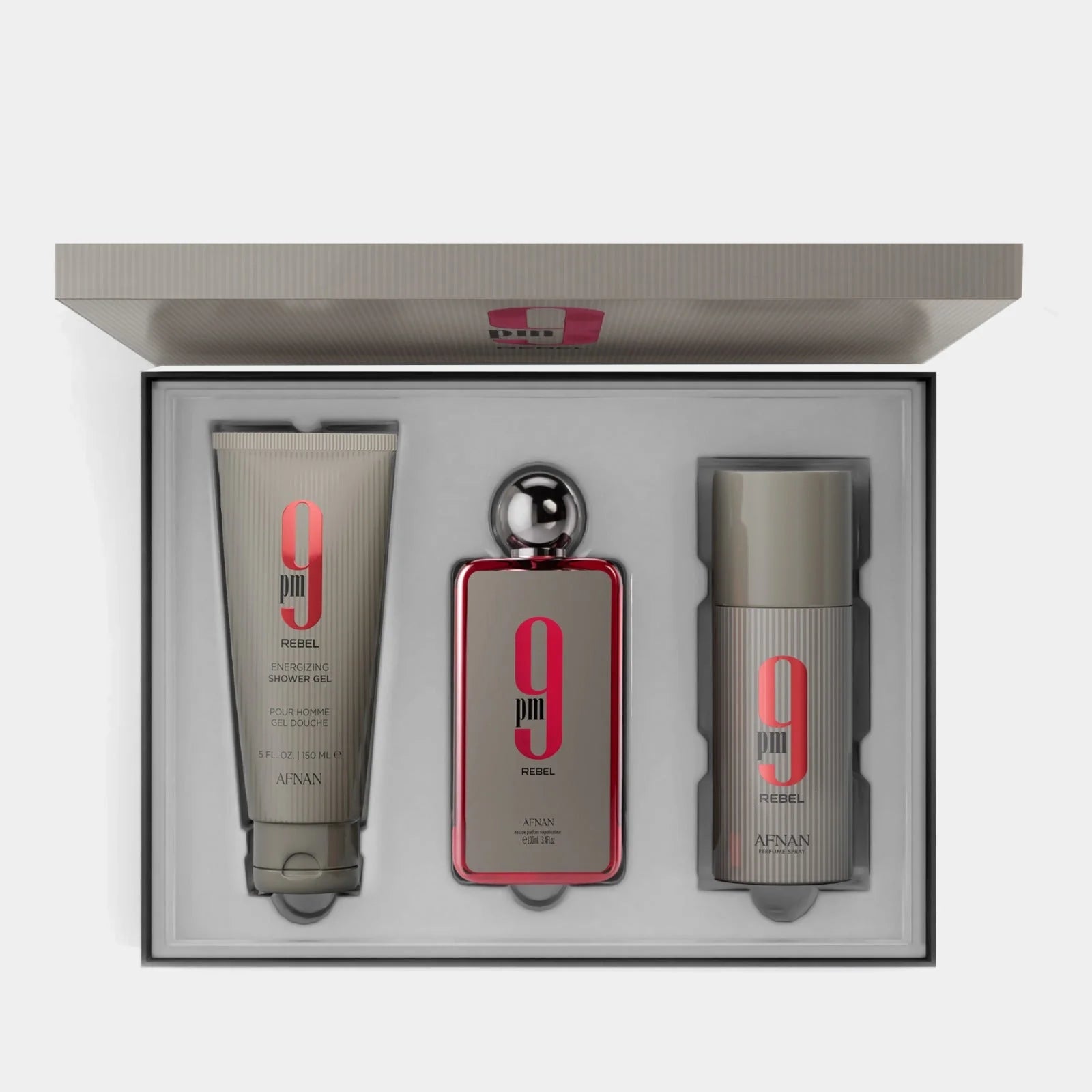 Gift set 9 PM Rebel by AFNAN